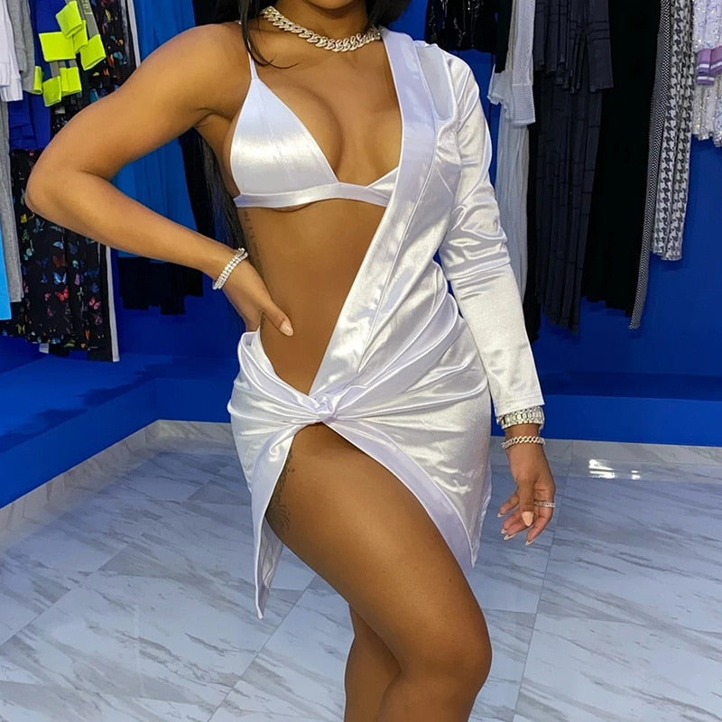 Pbong Neon Women Sexy Two Piece Set Spaghetti Bra Mini Dress One Shoul Pbong Neon Women Sexy Two Piece Set Spaghetti Bra Mini Dress One Shoul