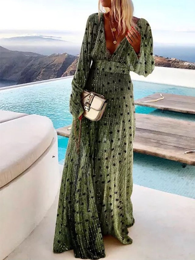 Women's Long Dress Maxi Dress Party Dress Sheath Dress Swing Dress Pol –  Pbong