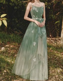 Evening Party Dress Women's Elegant Ladies French Style Retro A-line Sleeveless Shoulder Long Skirt Banquet Prom Dress for Women