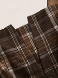 [Targeted Style]Plaid Long Dress