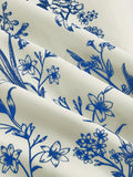 Elegant Sleeveless Plus Size Floral Print A-line Dress - Women's Clothing for Spring & Summer
