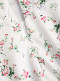 [Romantic | Fast Fashion] Romantic Small Floral Dress | European and American Fast Fashion | Sweet Date Play Front, Middle and Back Straps