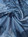High Stretch Print Mesh Skirt for Women - Asymmetrical Hem, Machine Washable