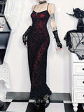 [Long Sexy Halter Dress Form-Fitting] Sultry Lace-Embroidered Halter Dress: Sexy, Long, and Form-Fitting with No Sleeves or Belt, Perfect for Adult Fashion Enthusiasts