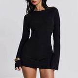Gothic Dark Print Mesh Transparent Dress
