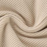 Ribbed Knitted Long Sleeve Dress