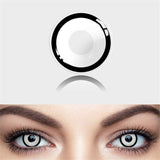 2pcs Halloween Colorful Contact Lenses Anime Cosplay Eye Lenses multicolored lenses Lenses White Black Red Lenses