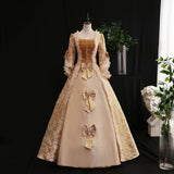Rococo Claret British Noble Princess Costume Party Masquerade Party Annual Meeting Drama Studio Victorian Dress