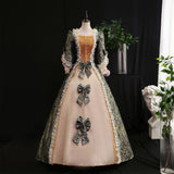 Rococo Claret British Noble Princess Costume Party Masquerade Party Annual Meeting Drama Studio Victorian Dress