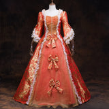 Rococo Claret British Noble Princess Costume Party Masquerade Party Annual Meeting Drama Studio Victorian Dress