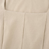 Ribbed Knitted Long Sleeve Dress
