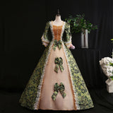 Rococo Claret British Noble Princess Costume Party Masquerade Party Annual Meeting Drama Studio Victorian Dress