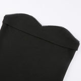 Off-Shoulder Slash Neck Long Sleeve Black Dress