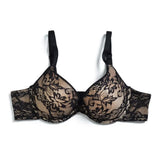 Pbong  New Sexy Lace Bra Padded push Up Women's Bra Plus Size Embroidery Floral Breathable Underwear Adjusted Bras For Women