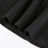 Off-Shoulder Slash Neck Long Sleeve Black Dress