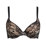 Pbong  New Sexy Lace Bra Padded push Up Women's Bra Plus Size Embroidery Floral Breathable Underwear Adjusted Bras For Women