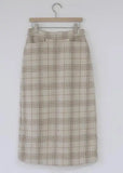 Pbong  Winter Spring Basic Skirts Women's A-Line Vintage Skirt Grid Pattern Plaid Skirt High Waist Korea Style Design Clothes