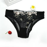 Pbong  Lace Bra Ultrathin Lingerie Hollow Mesh Women's Underwear Embroidery Bralette See-through Bra for Women Plus Size E F Cup