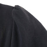 Gothic Square Neck Side Split Short Dress