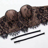 New spring lace sling French style beautiful back wrap chest to prevent exposure adjustable small vest gathered with steel ring tube top