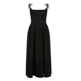 Neck Halter Backless A-line Mid-length Dress