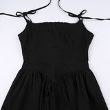 Neck Halter Backless A-line Mid-length Dress