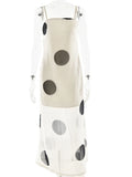 Pbong  Polka Dot Printed Double Layer Women Maxi Dress Sexy See Through Mesh Dress Summer Skinny Elegant Party Evening Dress