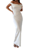 Pbong  Women Long Dress Sleeveless Low Cut Backless Lacing Slim Fit Dress for Party Cocktail Evening Summer New
