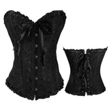 Sexy Lace Up Boned Gothic Corset Plus Size Body Shaper Clothing Women Steampunk Shapewear Bodysuit Waist Trainer Clothes Corsets