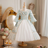 Children's Victorian Historical Dress 18th Century Rococo Party Princess Dresses for Girls