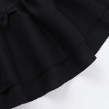 Pbong  Fashion Sexy Backless Sling Dresses for Summer Women New Skinny High Waist Bow Embroidered A-line Mini Dress for Women