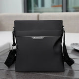 New Men's Shoulder Bag Oxford Cloth Messenger Bag Trendy Fashion Simple Style Men's Bag Business PU Leather Crossbody Bag