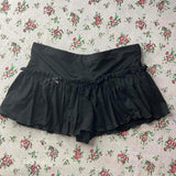 Y2K Cute Women Skirt Retro Hip-Hop Sweet Bow Fashion Streetwear Summer Sweetheart Campus Harajuku Casual Solid Color Mini Skirt