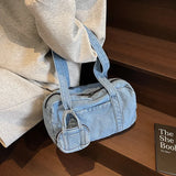 Pbong  Korean Shoulder Tote Bag for Women Trend Canvas Large Woman Hand Bag Fashion Shopper with Zipper Designer Female Handbags  black bag tote bag