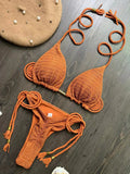 women's braided rope bikini suit, brazilian swimsuit, beach bikini, sexy strap,