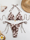 Sexy Micro Bikini Women's Swimsuit Trend Female Swimwear Two-piece Thong Bikinis Sets Beach Wear Swimming for Bathing Suit