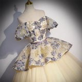 New Evening Dress Vocal Art Exam, American Voice Solo Performance, Princess Pong Dress, Adult Ceremony Dress Host