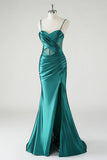 Pbong  High Quality Sweetheart Sweep Train Backless Back Strap Thin Suspenders Robe De Soirée Luxe 2026 Lowime Evening Dress