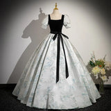 Pbong  Evening Dress Birthday Temperament Banquet Fluffy Skirt Square Collar Formal Dress Women Elegant Evening Dresses