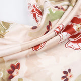 Print Asymmetrical Backless Halter Neck Dress