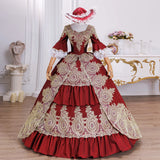 Rococo Baroque Historical Period Dress Pink Marie Antoinette Dresses 18th Century Ball Gown for Women