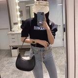 Pbong  Shoulder Bag Handbag Women PU Small Square New in Handbag White Elegant Lady Fashionable and Trendy Armpit bag Cute Hobos