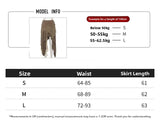 Pbong  Weird Puss Trendy f-length Skirt Irregular Patchwork Women's Faionable Spicy Long Skirt Casual High-waist A-line Skirt