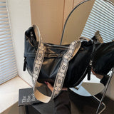 Pbong  Street Style Large Capacity Women's Shoulder Bag Simple Versatile Casual Crossbody Bag Fashionable Polyester Lining Zipper Op...