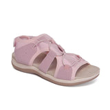 Pbong  Women's Sandals Summer New Round Head Breathable Casual Sandals Large Size Flat Beach Sandals Women