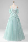 Pbong  Sleeveless Floor Length Off Shoulder Appliques Backless  Vestidos Para Bodas Mujer Invitada