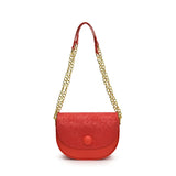 Pbong  Fashionable Mini Crossbody Bag Single Shoulder Retro Vintage Commuter Lipstick Bag Soft PU Material City Simple Style