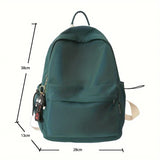 Pbong  Casual Women Backpack New Lightweight Nylon Girls' School Backpack Anti Theft Zipper Women's Travel Backpacks Student School Bag