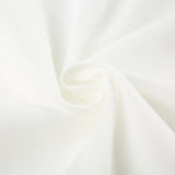 White Lace Trim Tie-Up A-Line Dress