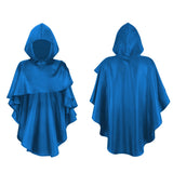 Medieval Gothic Sle Men's Knight Cloak loween Hooded Overhead RobeGrim Reaper Costume Ethnic Stage Wear Halloween Costume Adult